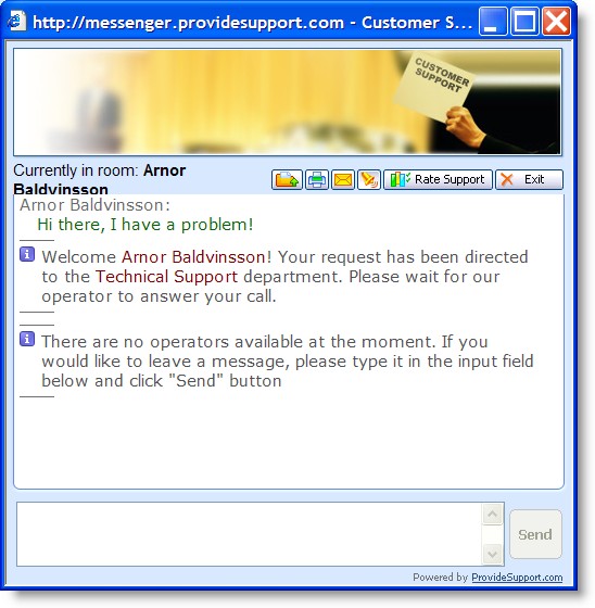 Provide_Support_window_no_answer